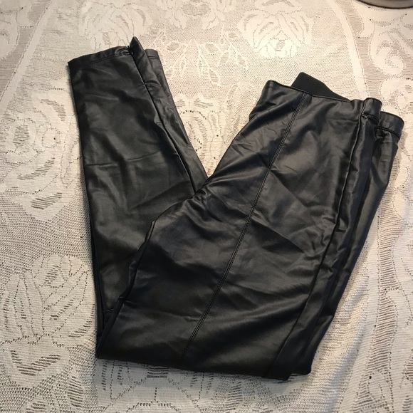 Love tree faux leather pants M - Picture 2 of 7